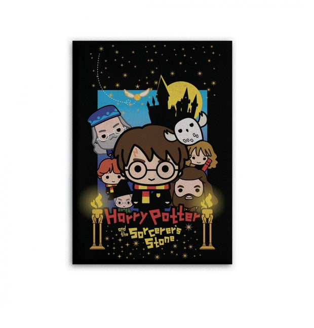 Harry Potter Coperta in Pile Plaid Personaggi Chibi