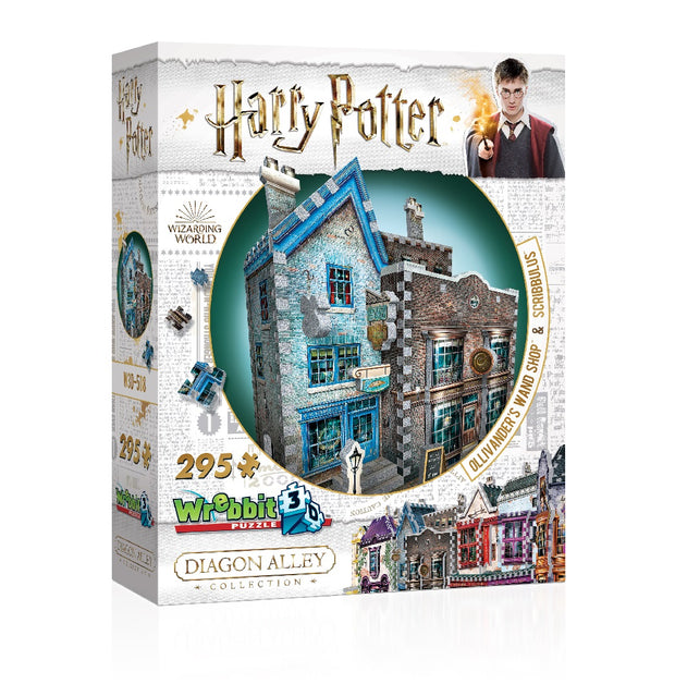 Harry Potter Puzzle 3D Diagon Alley Ollivander & Scribbulus Wrebbit
